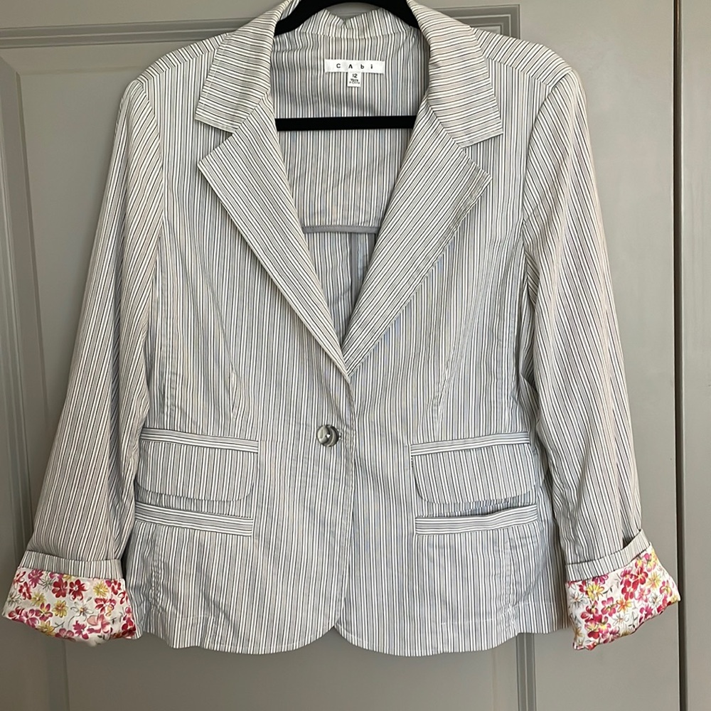 Cabi Striped Blazer